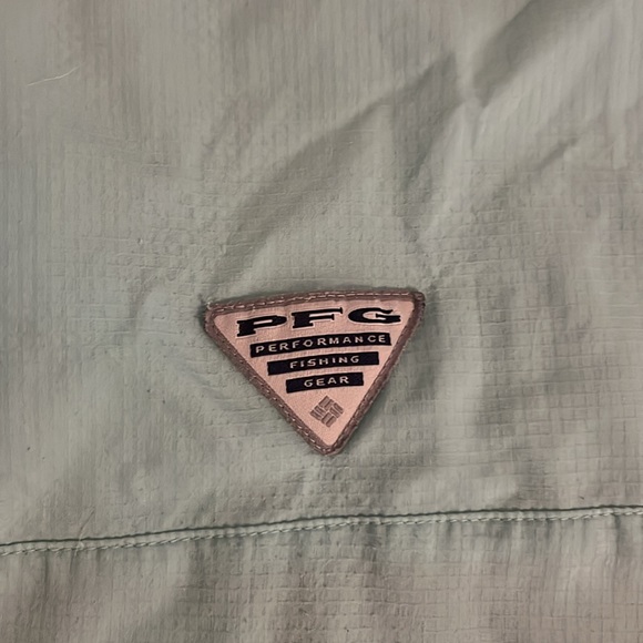 Columbia PFG Men’s Fishing Shirt Size Large aqua / blue - Picture 5 of 5